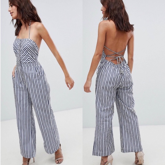 The Jetset Diaries Pants - The Jetset Diaries Cornflower Jumpsuit